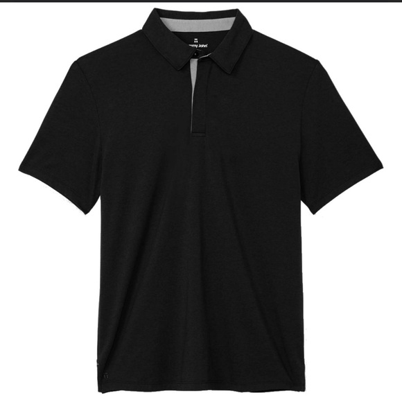 Tommy John Other - Tommy John Pima Cotton Blend Black Polo 2XL